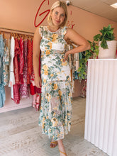 Load image into Gallery viewer, Alice McCall - Oh So Lovely Sunset Yellow Floral Midi (Size 8/10)