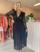 Load image into Gallery viewer, Sheike - All That Sparkles Navy Maxi (Size 8/12)